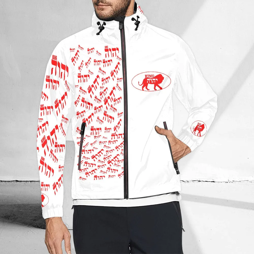 KING YAHWEH Unisex LUX II Hooded Windbreaker