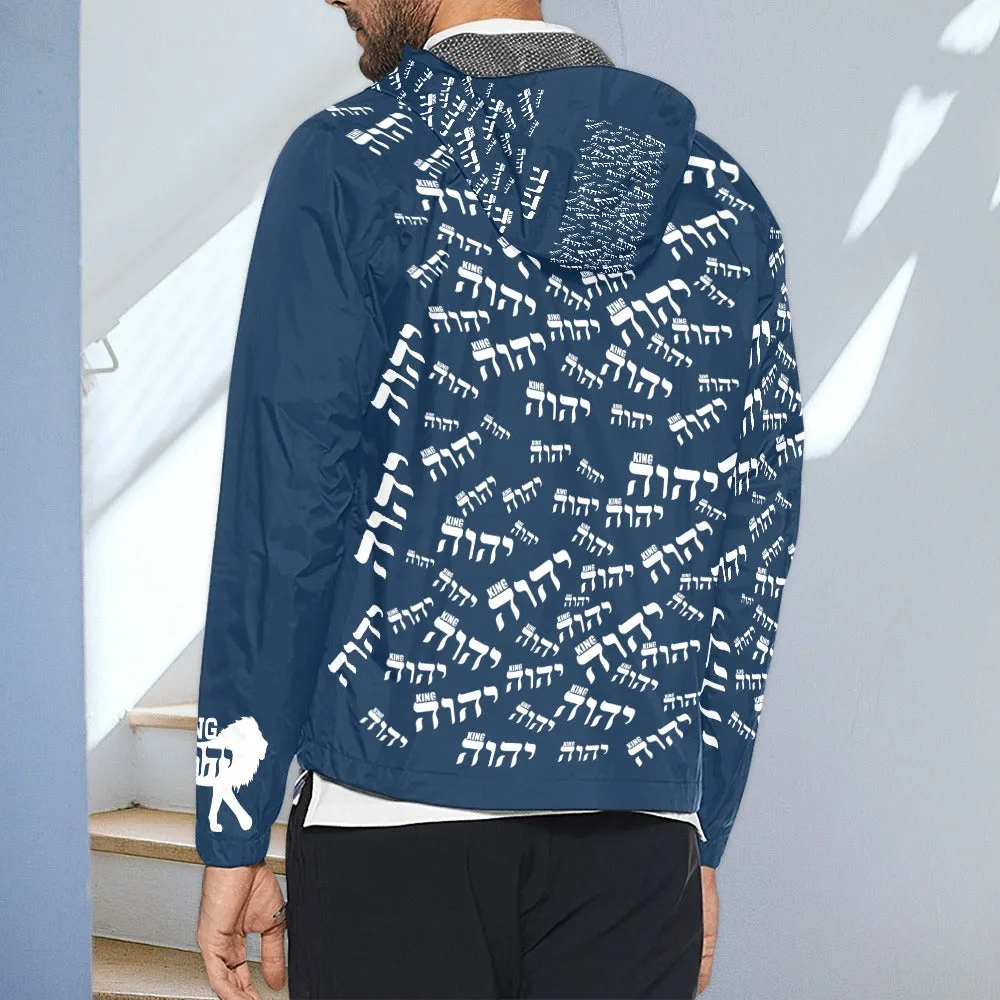 KING YAHWEH Unisex LUX II Hooded Windbreaker