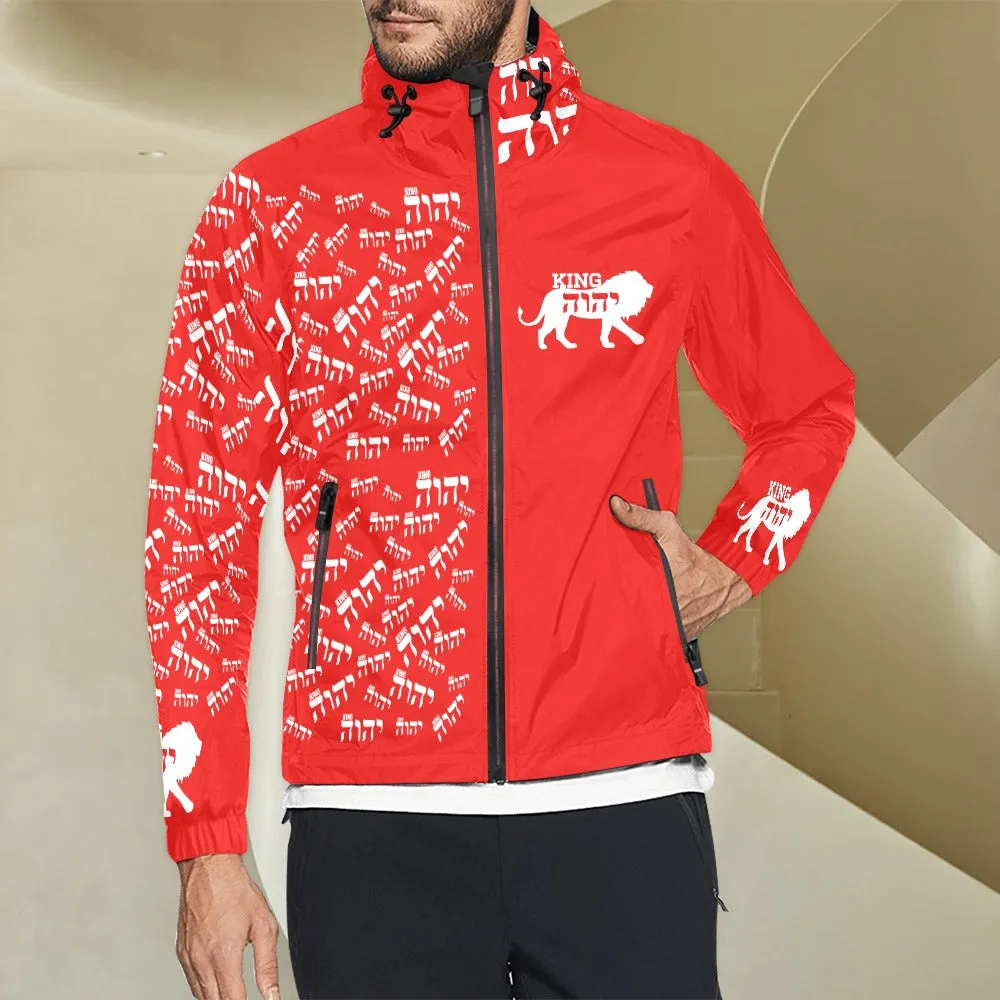KING YAHWEH Unisex LUX II Hooded Windbreaker
