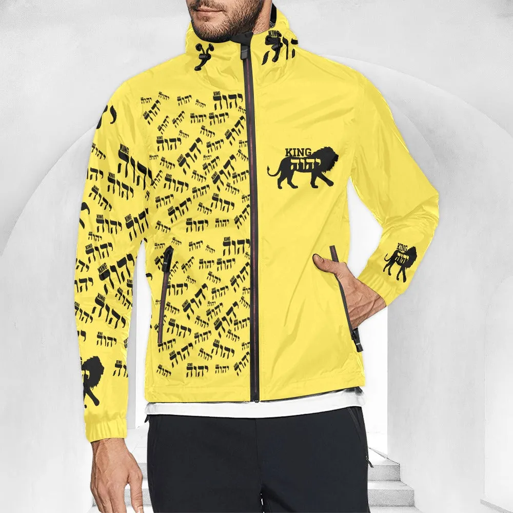 KING YAHWEH Unisex LUX II Hooded Windbreaker