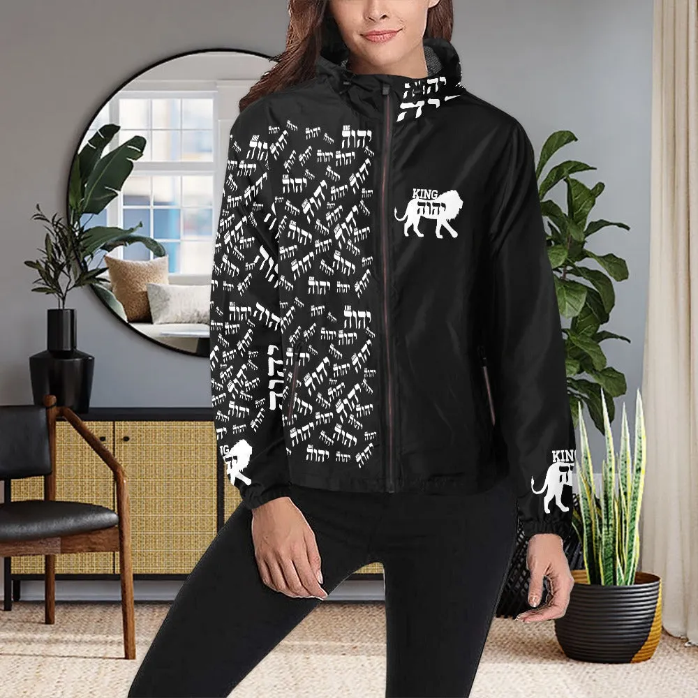 KING YAHWEH Unisex LUX II Hooded Windbreaker