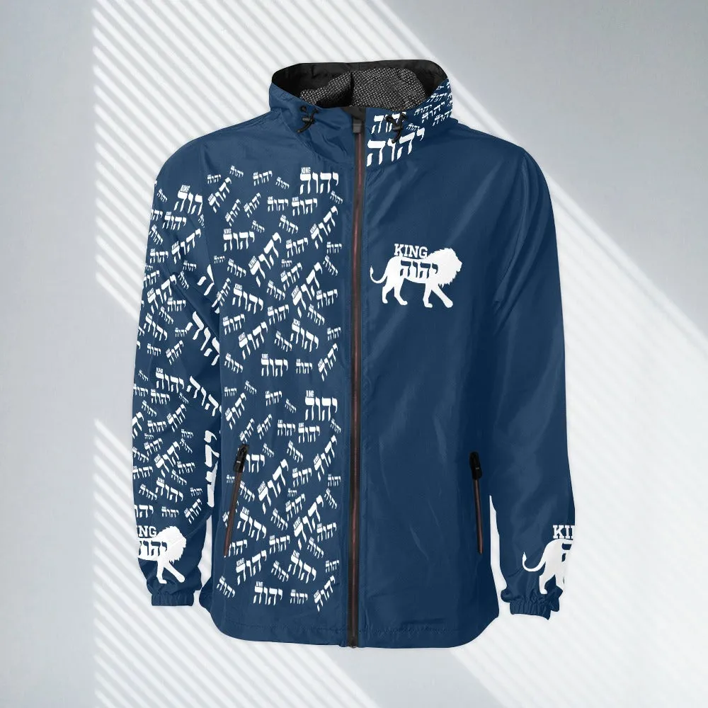 KING YAHWEH Unisex LUX II Hooded Windbreaker