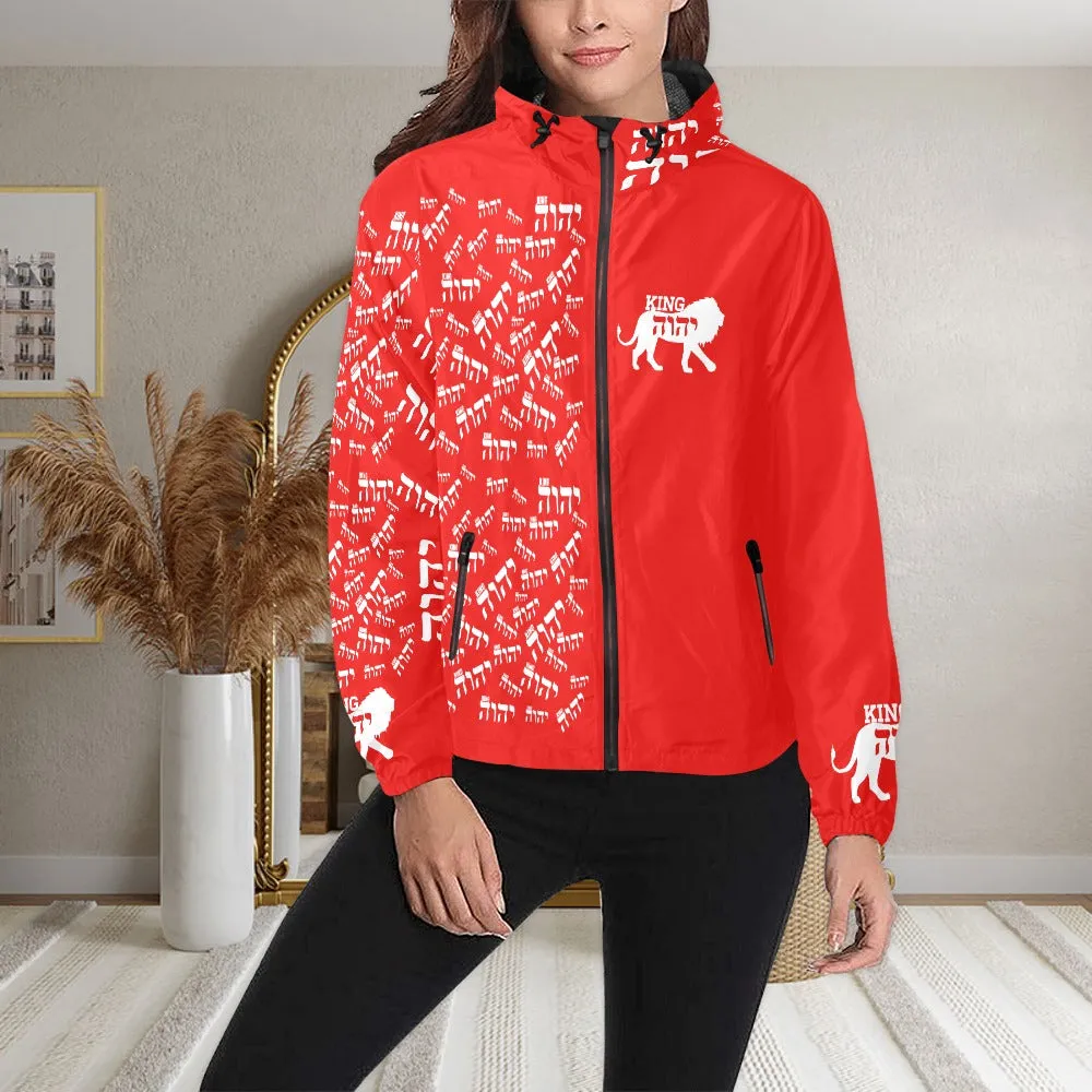 KING YAHWEH Unisex LUX II Hooded Windbreaker