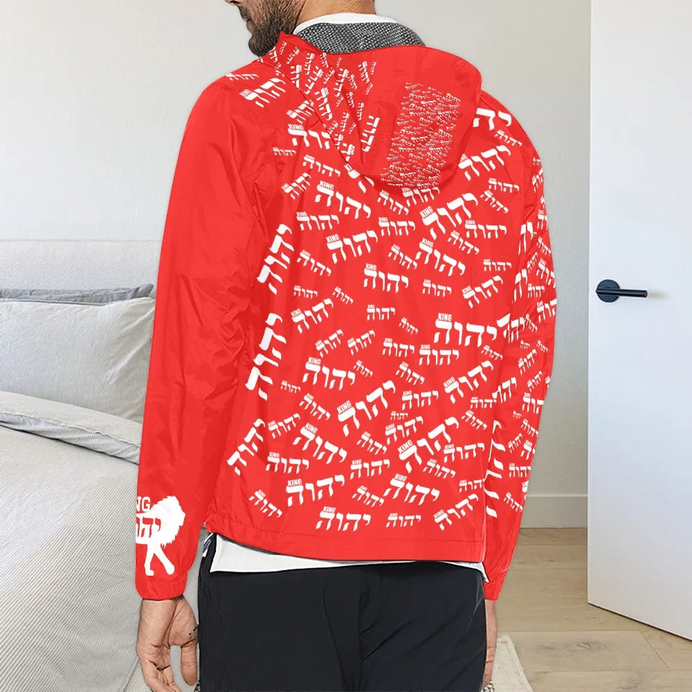 KING YAHWEH Unisex LUX II Hooded Windbreaker