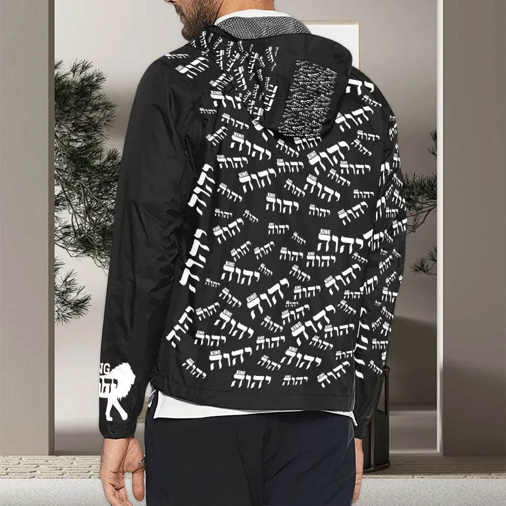 KING YAHWEH Unisex LUX II Hooded Windbreaker