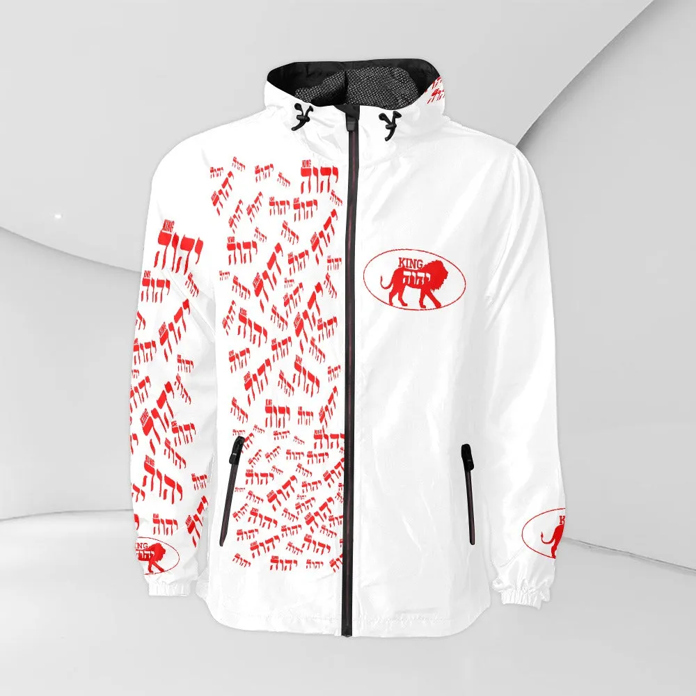 KING YAHWEH Unisex LUX II Hooded Windbreaker