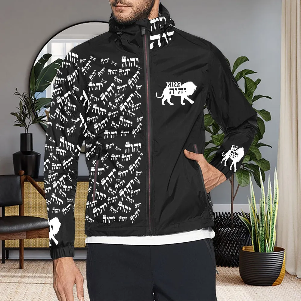 KING YAHWEH Unisex LUX II Hooded Windbreaker