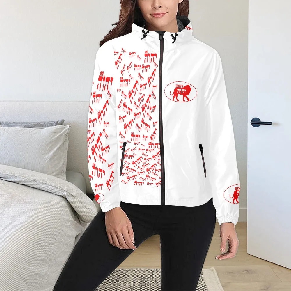 KING YAHWEH Unisex LUX II Hooded Windbreaker