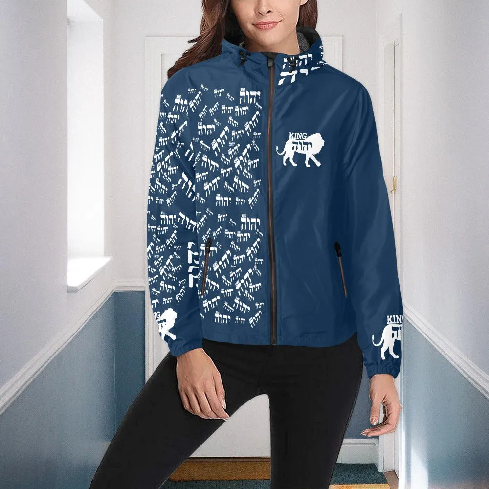 KING YAHWEH Unisex LUX II Hooded Windbreaker