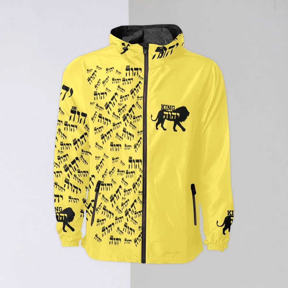 KING YAHWEH Unisex LUX II Hooded Windbreaker