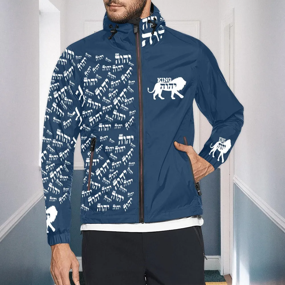 KING YAHWEH Unisex LUX II Hooded Windbreaker