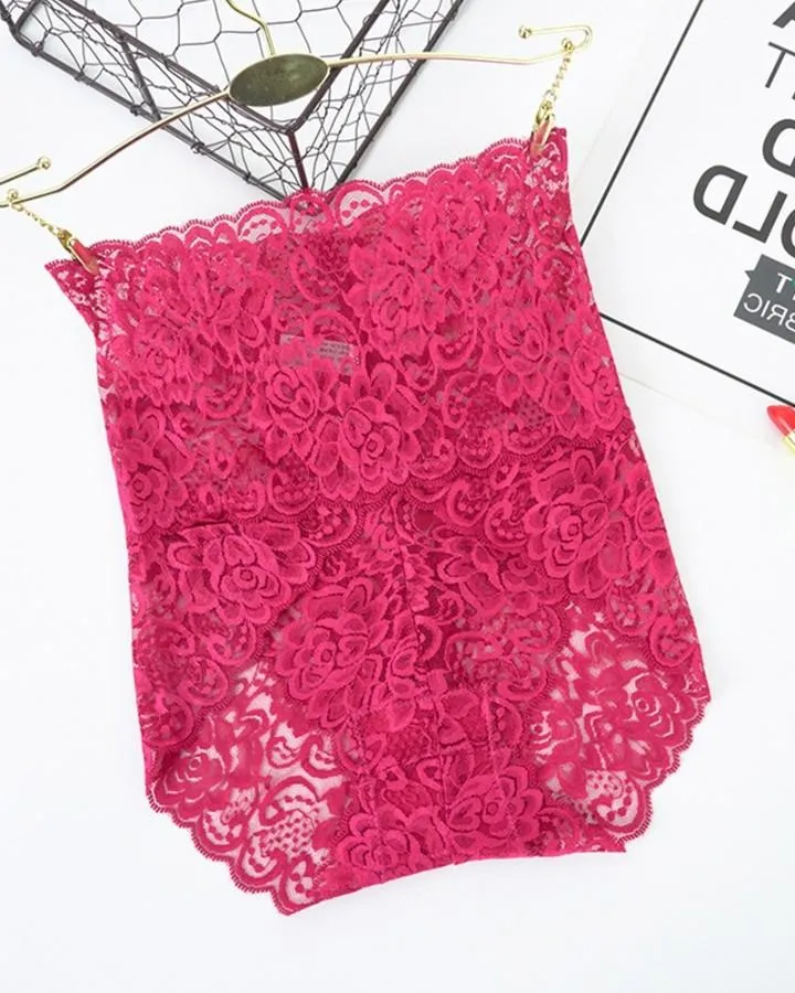 Lace High Waist Skinny Panties