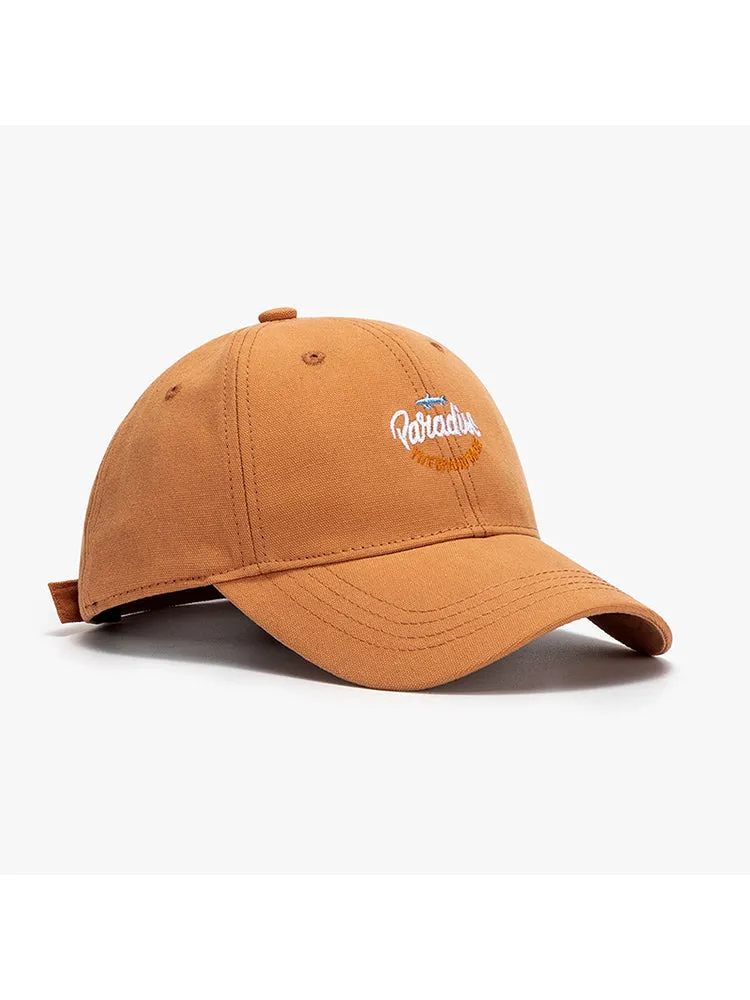 Letter Embroidery Adjustable Hat