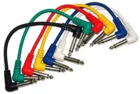 Link Audio AA4/6 1/4" to 1/4" Pedal Jumper Cable (Pack of 6)