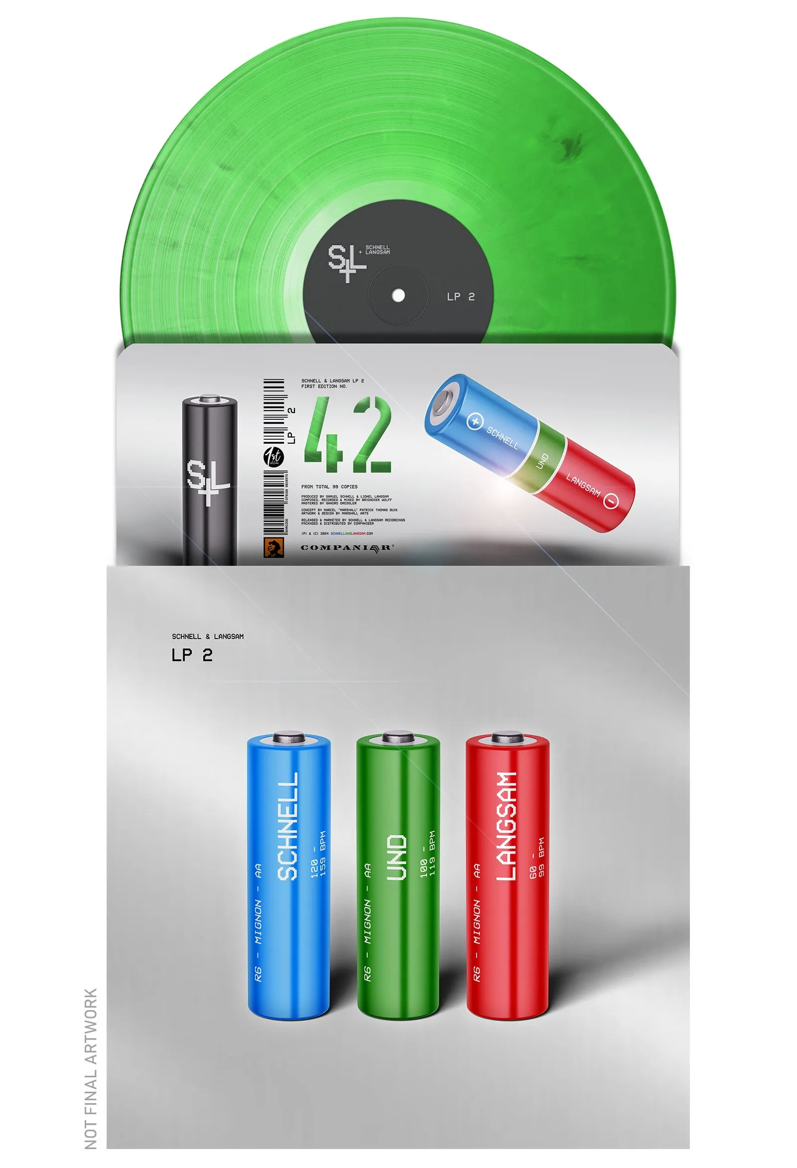 LP 2 ― 1st Ed. Vinyl ― Green Mint - Numbered
