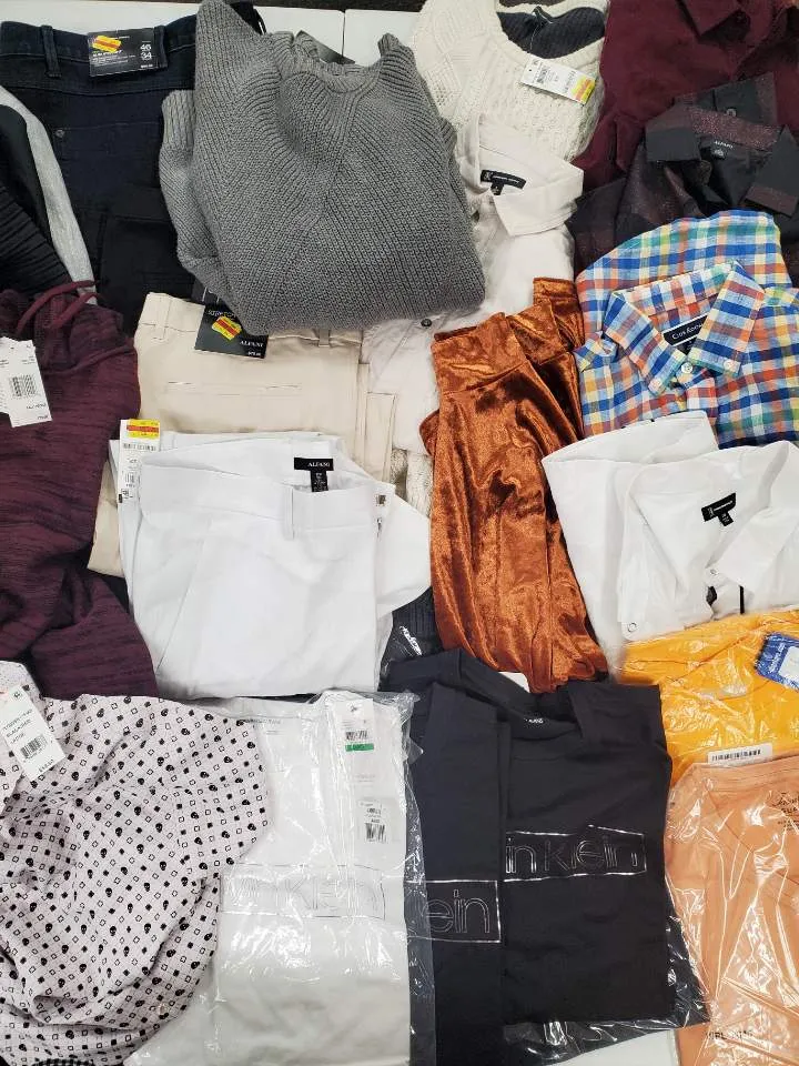 Men's Clothing  Wholesale Lot Adidas, Calvin Klein, Tallia, Tasso Elba, Alfani, Club Room, INC and more, 24 Units, Shelf Pulls, MSRP $1,424.28