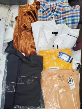 Men's Clothing  Wholesale Lot Adidas, Calvin Klein, Tallia, Tasso Elba, Alfani, Club Room, INC and more, 24 Units, Shelf Pulls, MSRP $1,424.28