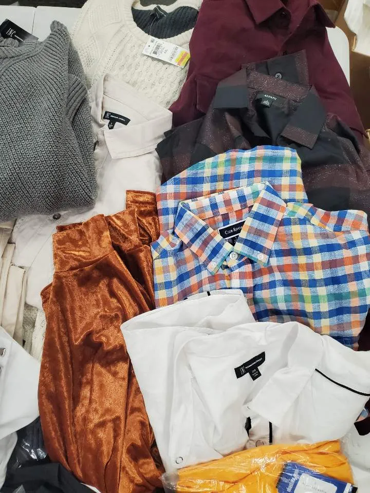Men's Clothing  Wholesale Lot Adidas, Calvin Klein, Tallia, Tasso Elba, Alfani, Club Room, INC and more, 24 Units, Shelf Pulls, MSRP $1,424.28