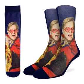 Men's Elton John on Chair Socks