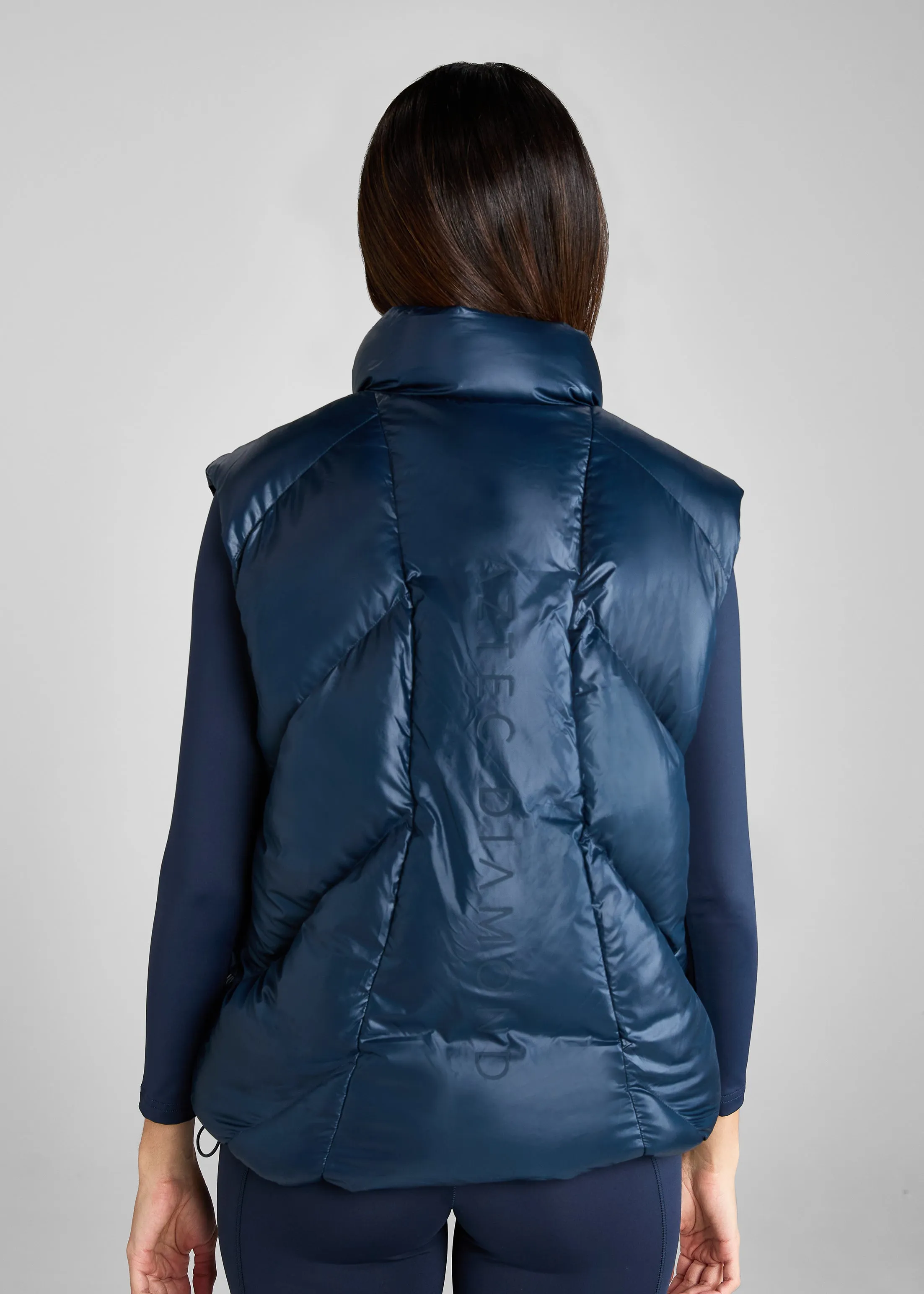 Navy Heavy Quilted Gilet