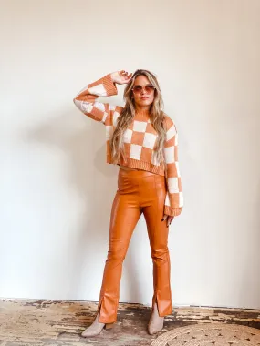 On Trend Leather Pant