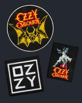 Ozzy Osbourne Patches Set