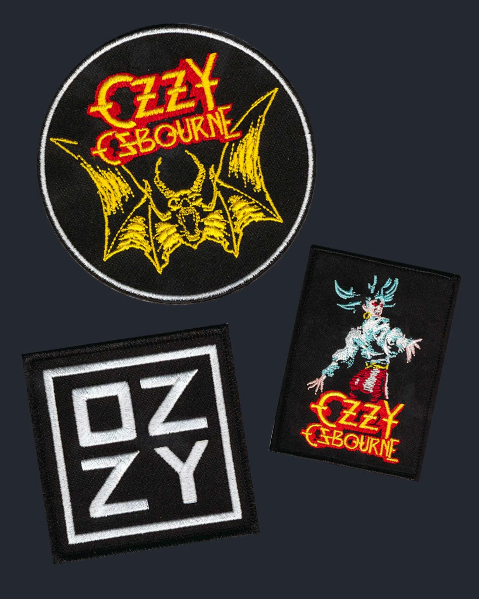 Ozzy Osbourne Patches Set