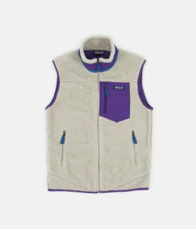 Patagonia Classic Retro-X Vest - Pelican / Purple