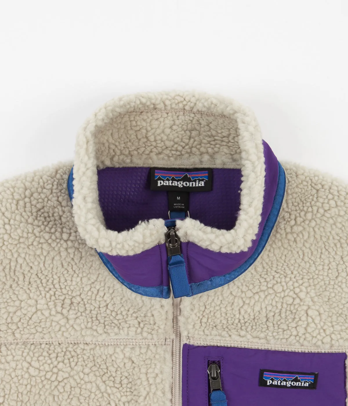 Patagonia Classic Retro-X Vest - Pelican / Purple