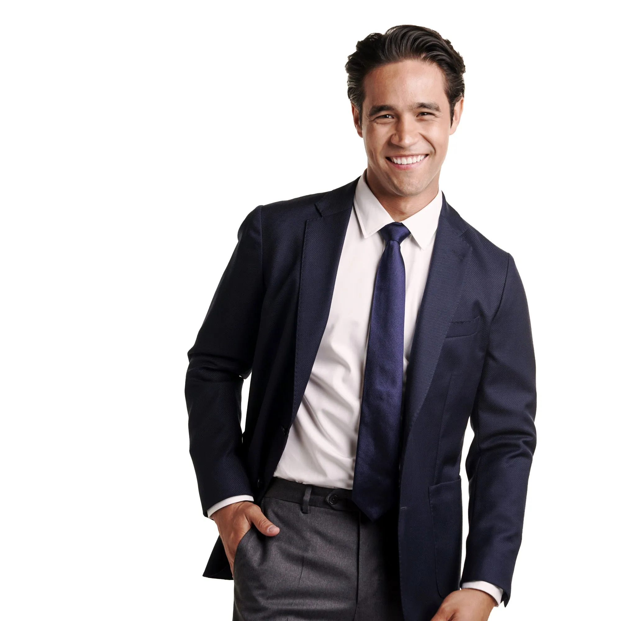 Premium Dress Shirt Standard Fit - White