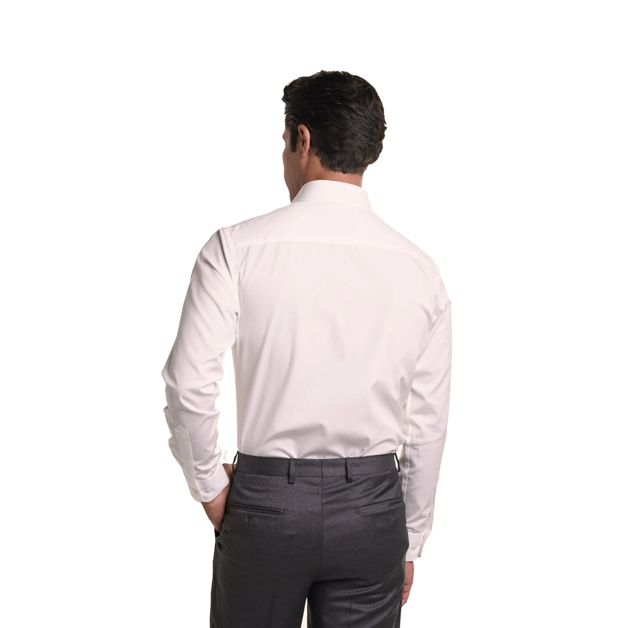 Premium Dress Shirt Standard Fit - White
