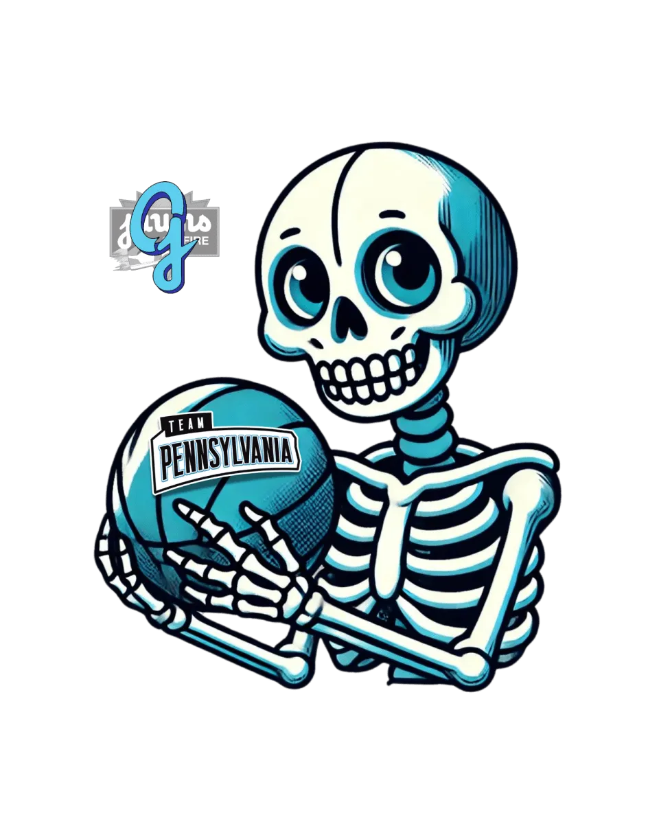 "Skele-Jawn" Exclusive Original Jawns Premium Hoodie - Team PA