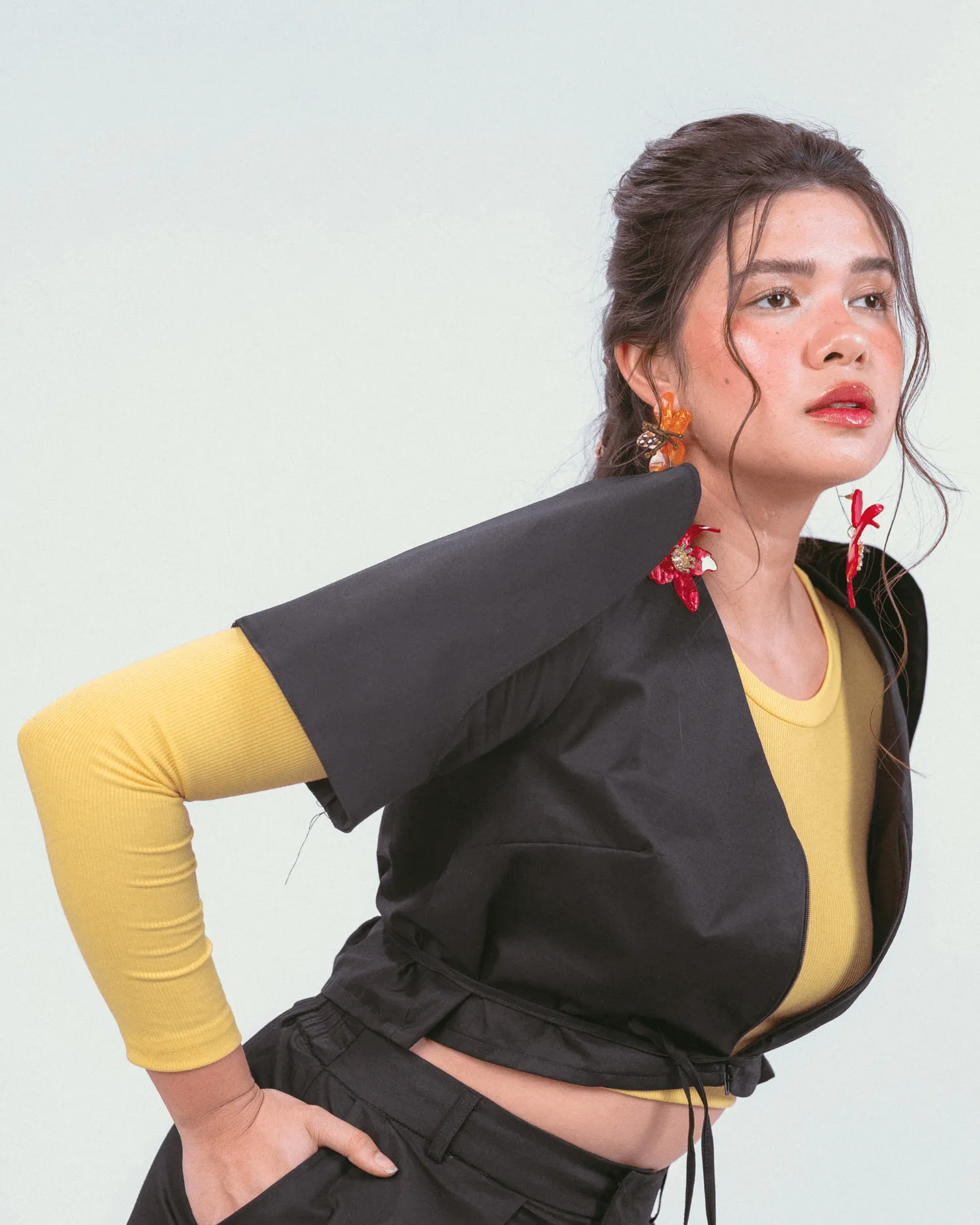 [Ready Today] Convertible Terno Top Black