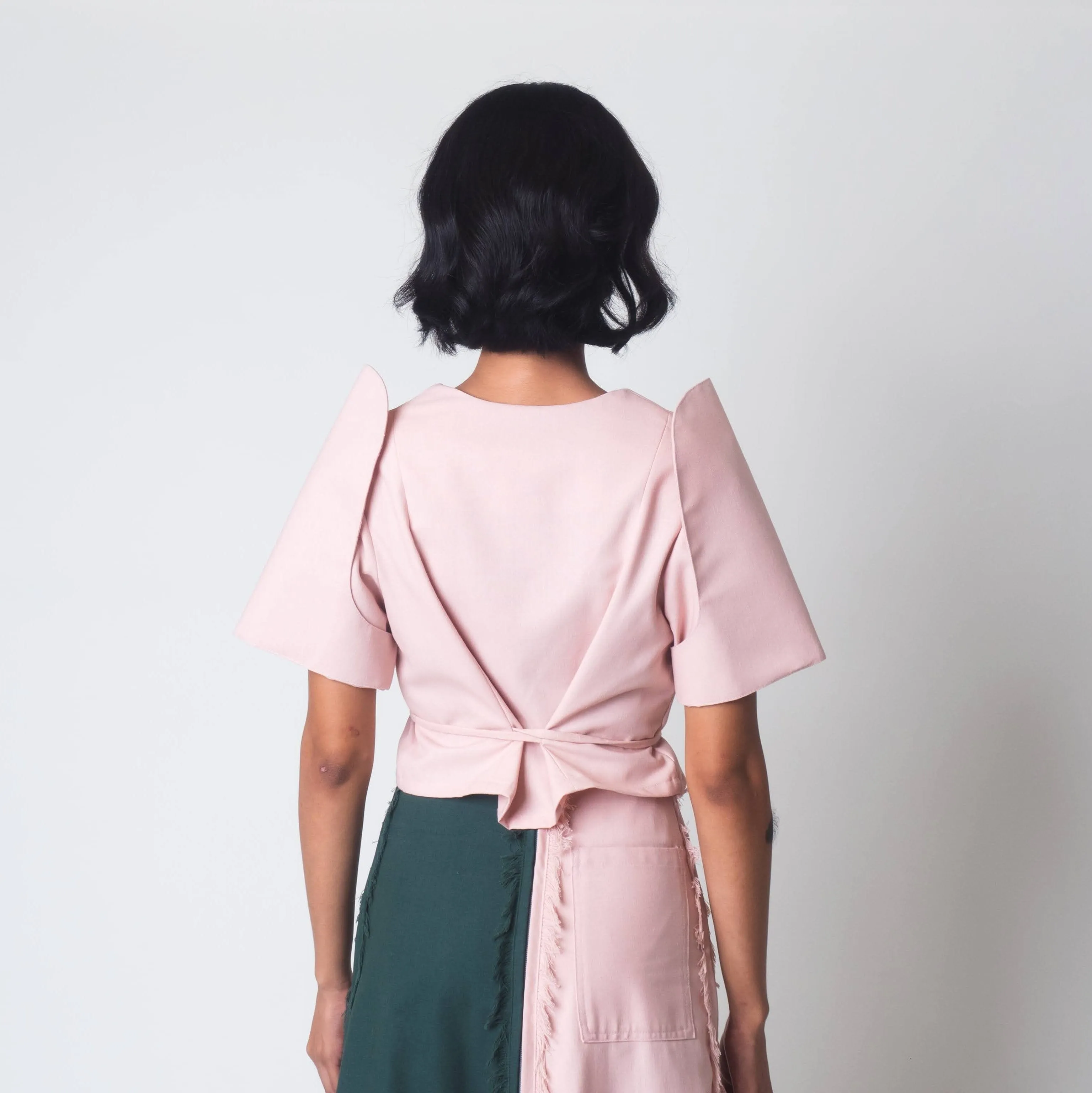 [Ready Today] Convertible Terno Top Pink
