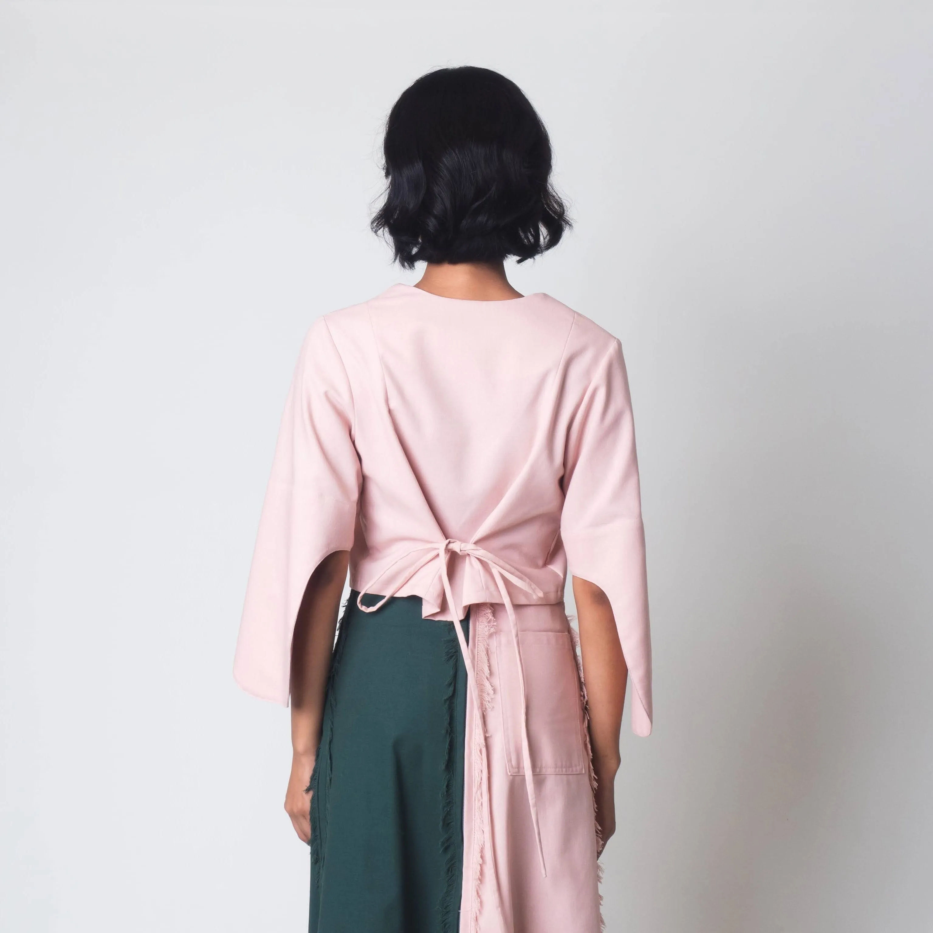 [Ready Today] Convertible Terno Top Pink