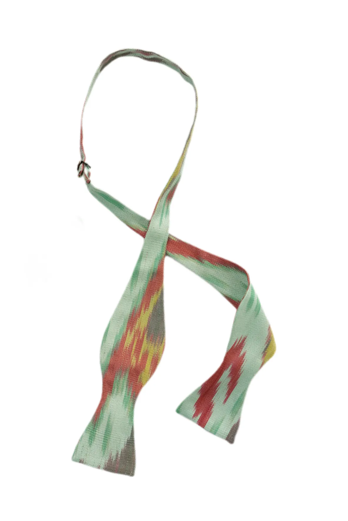 SALE- Giverny Silk Ikat Bow Tie - Mint, Pastels