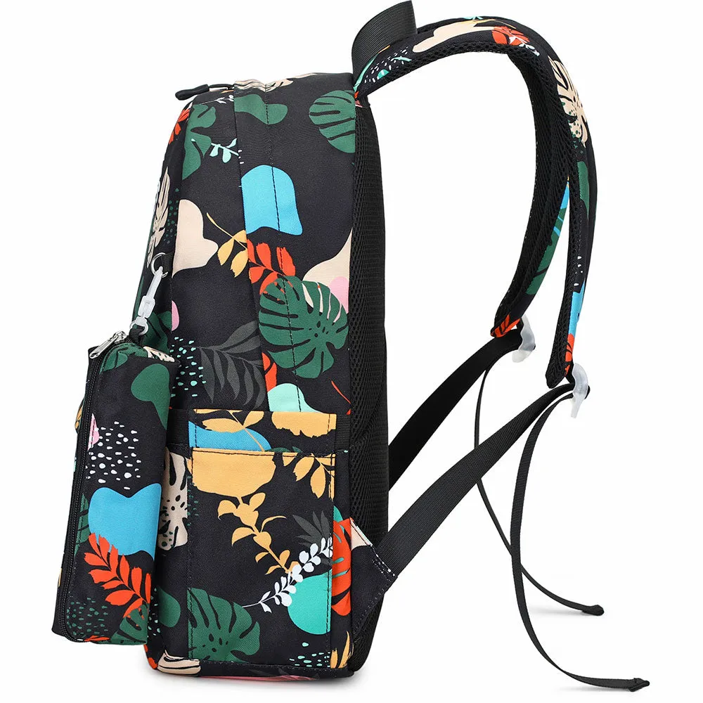 School Bookbag for Girls Printing Backpack Five Colors Available
