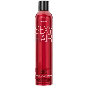 SexyHair Big Spray & Play Harder Firm Volumizing Hairspray, 10 Oz