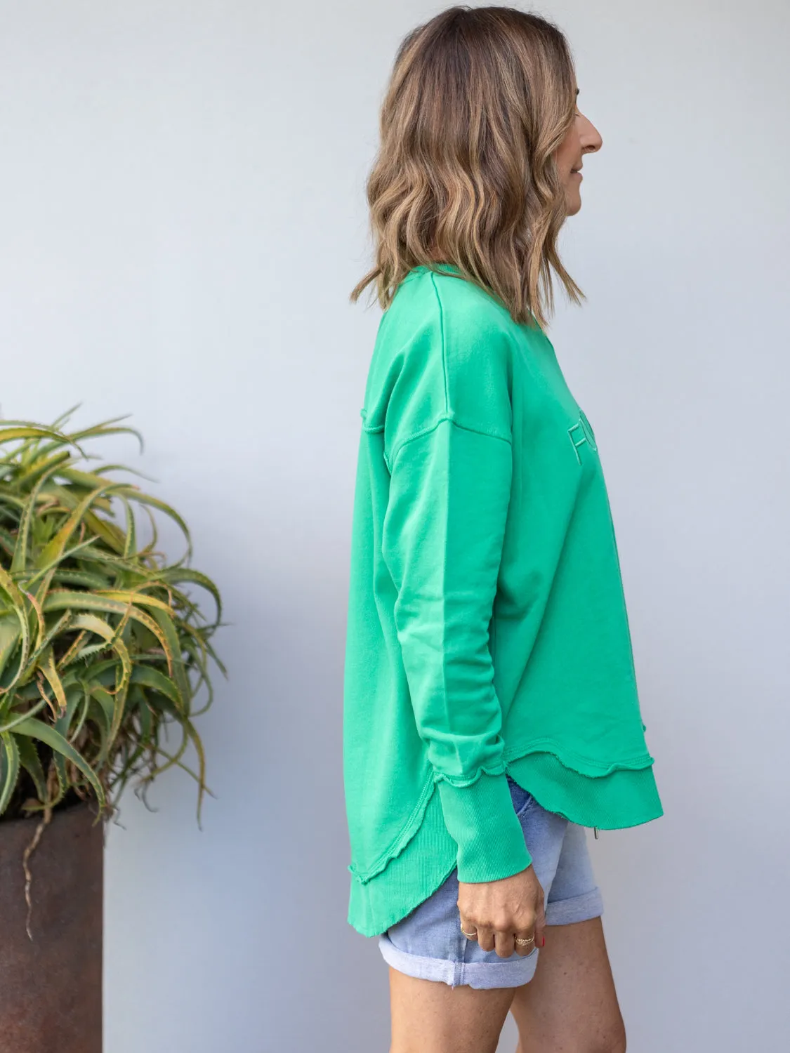 Simplified Crew - Bright Green