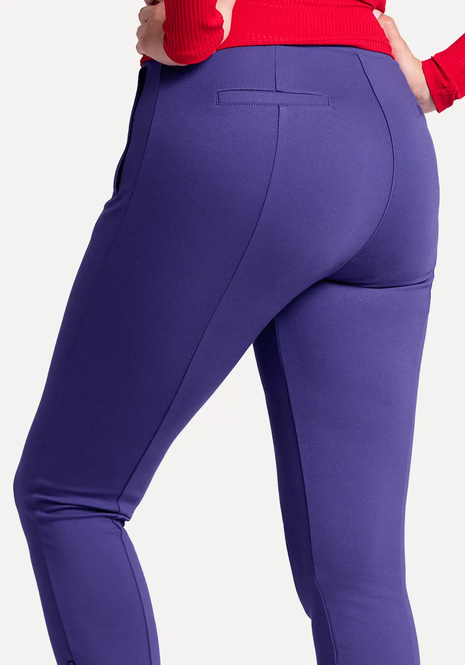 Skinny-Leg | Pencil Dress Pant Yoga Pants (Lupine Blue)