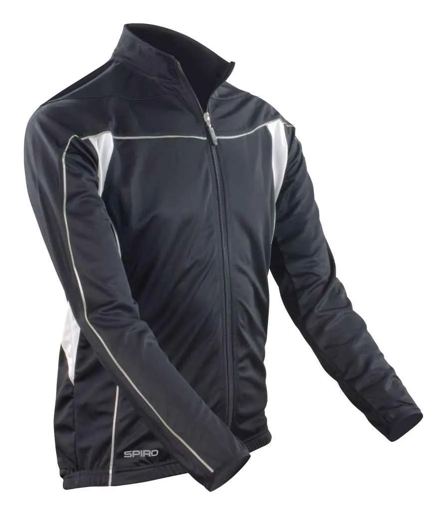Spiro Bikewear Long Sleeve Performance Top | Black/White