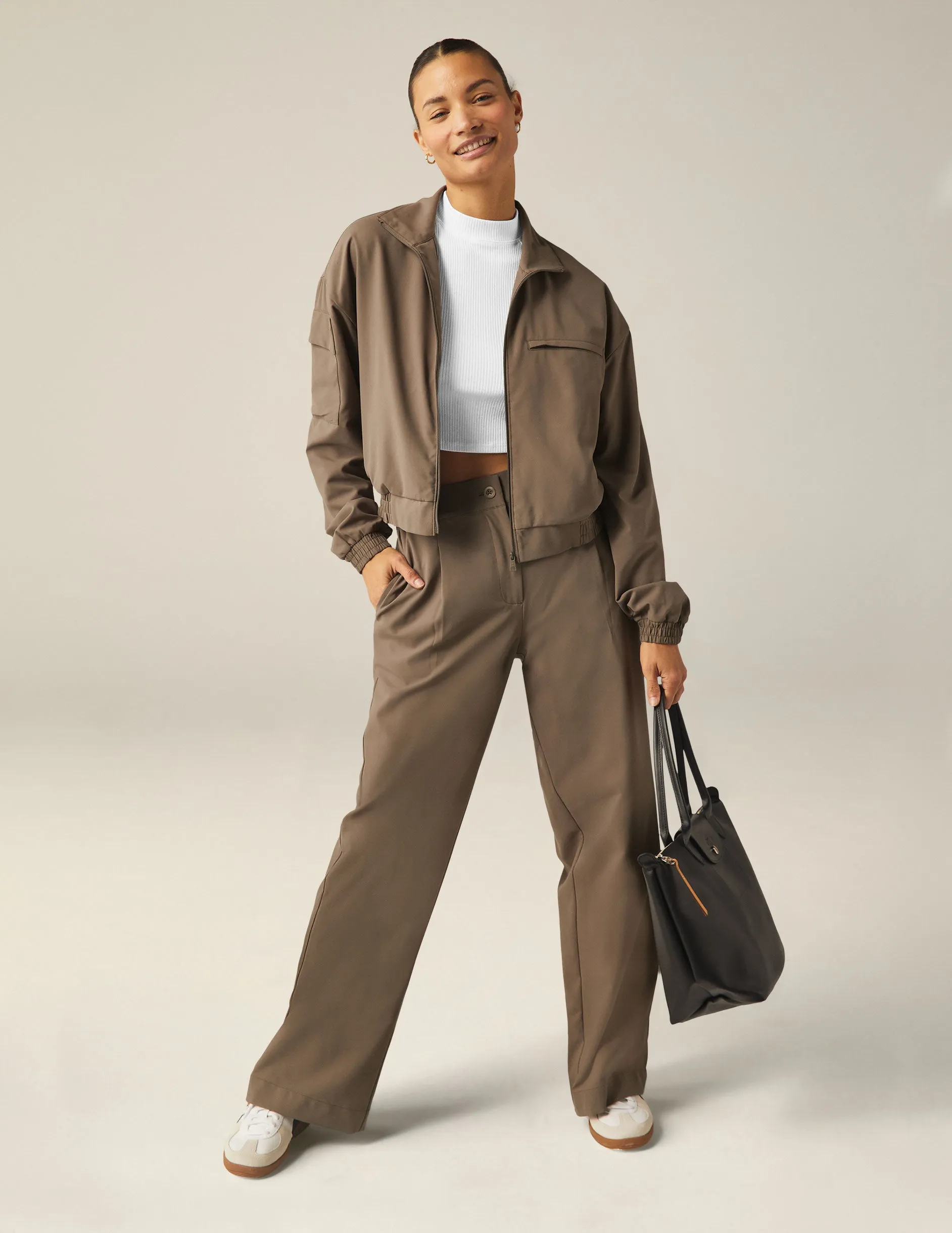 Status Pocket Sleeve Cropped Jacket