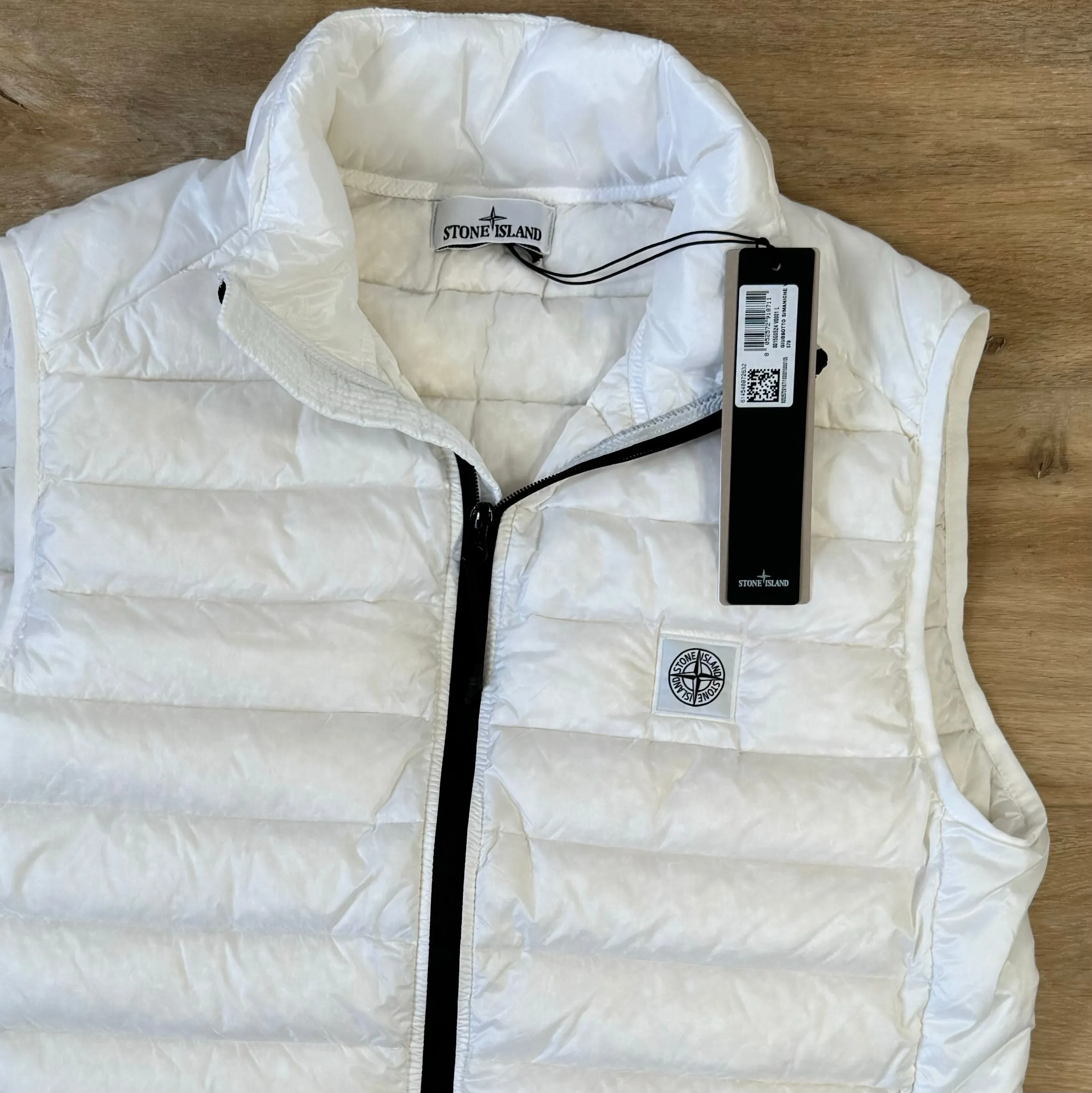 Stone Island Nylon Down-TC Gilet in White