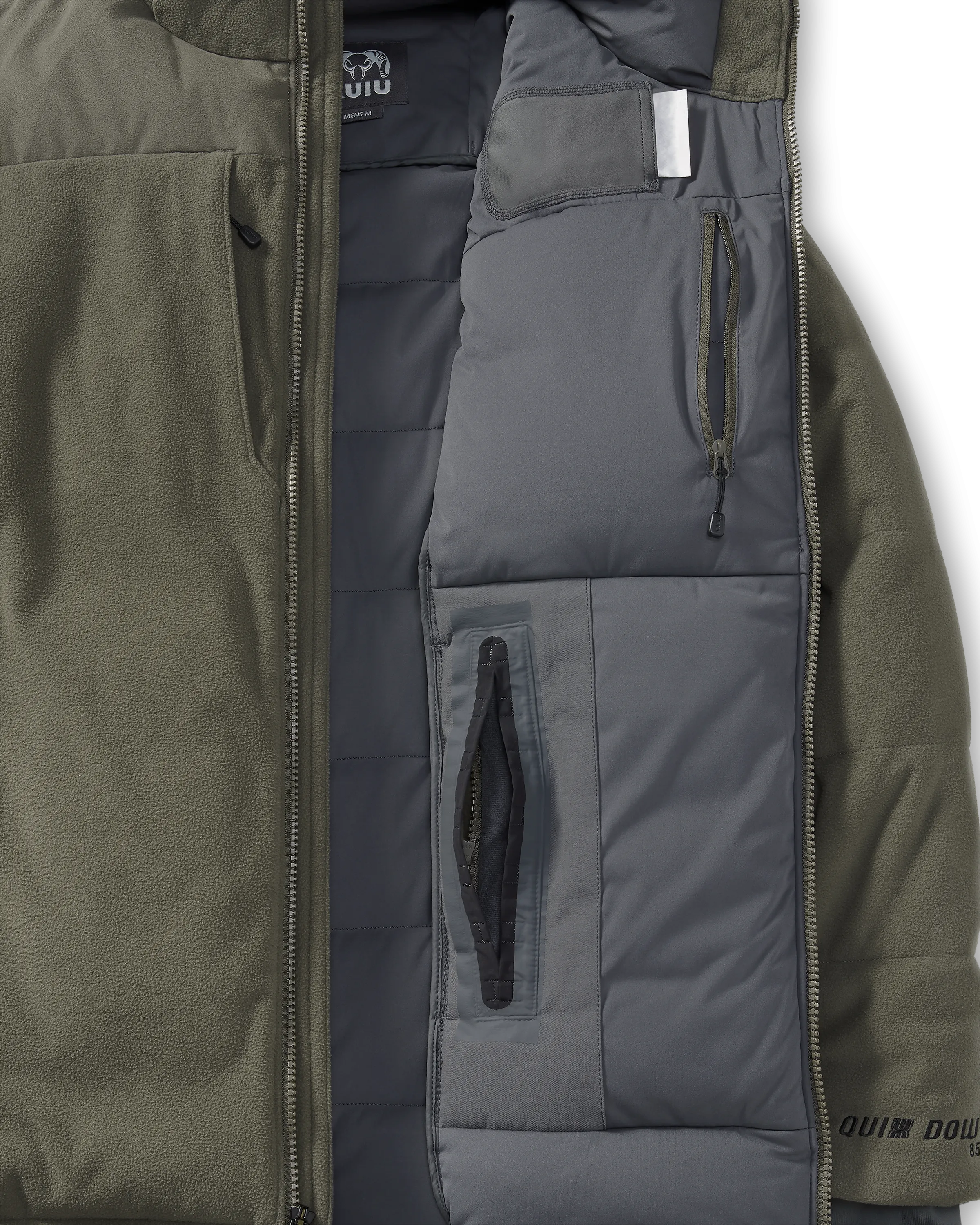 Super Down Haven Hooded Jacket | Ash