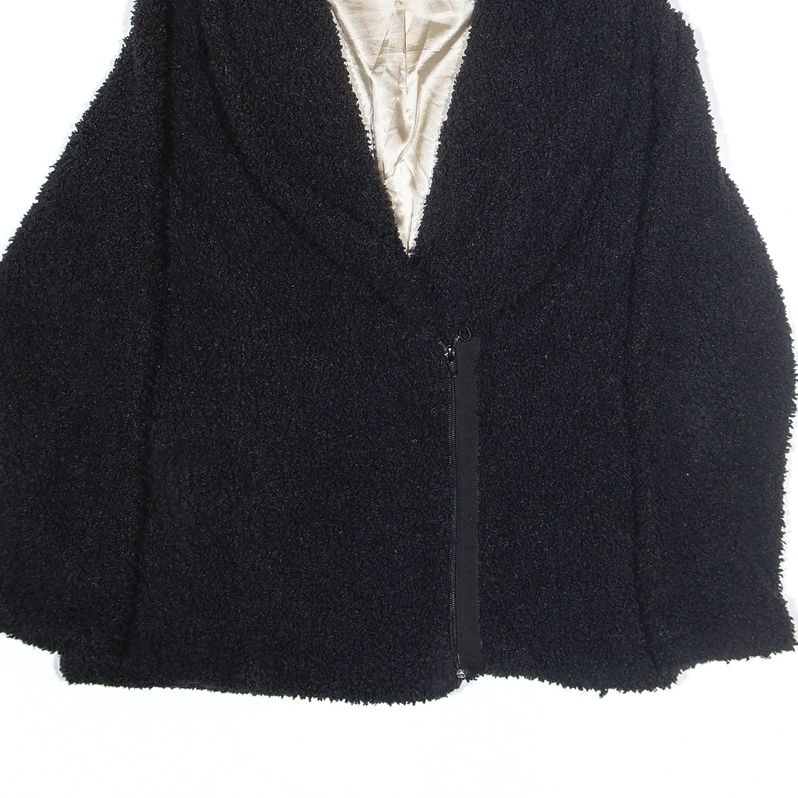 TCHEKA Teddy Coat Black Womens M
