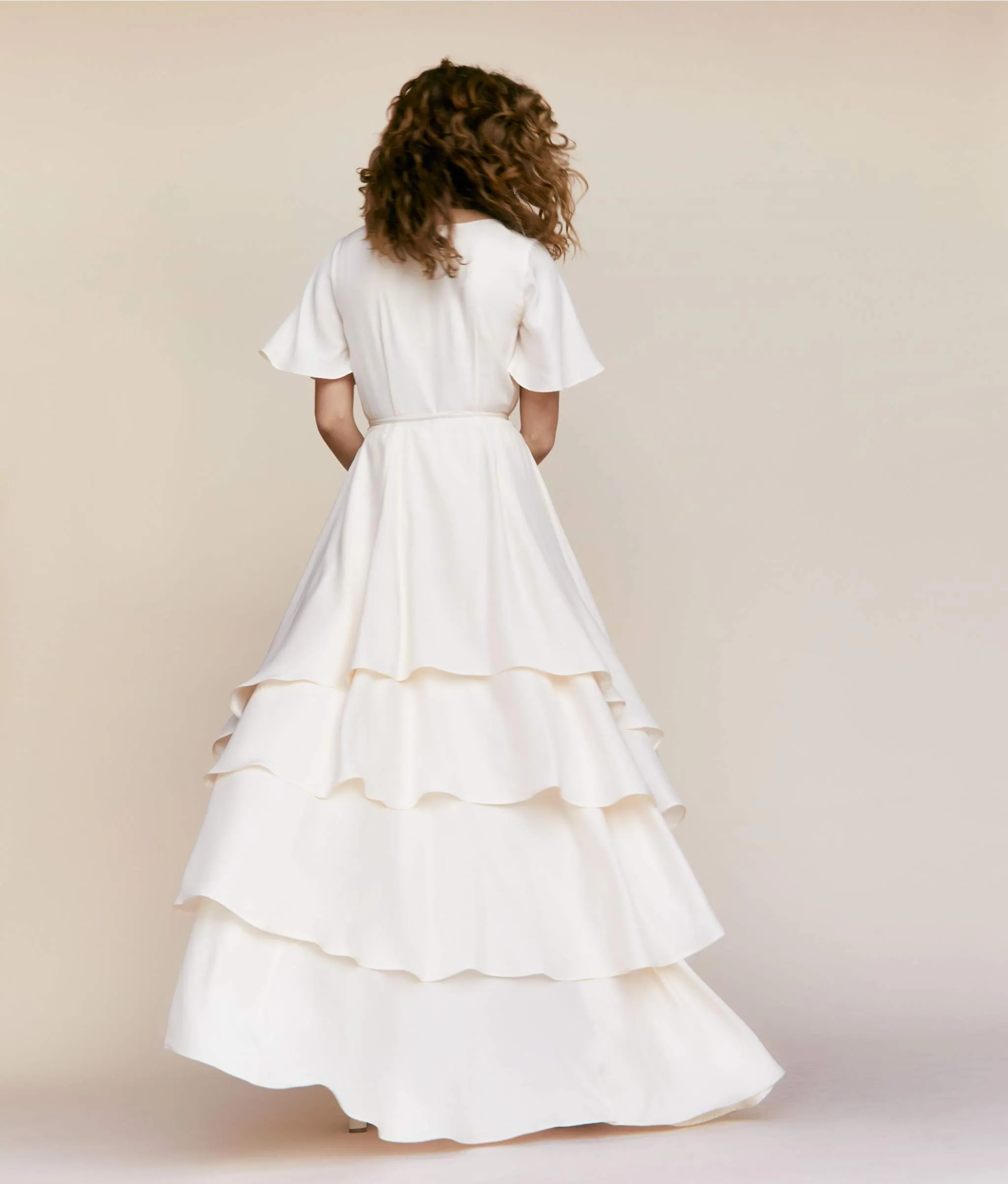 The Athena Dress | Pearl Silk