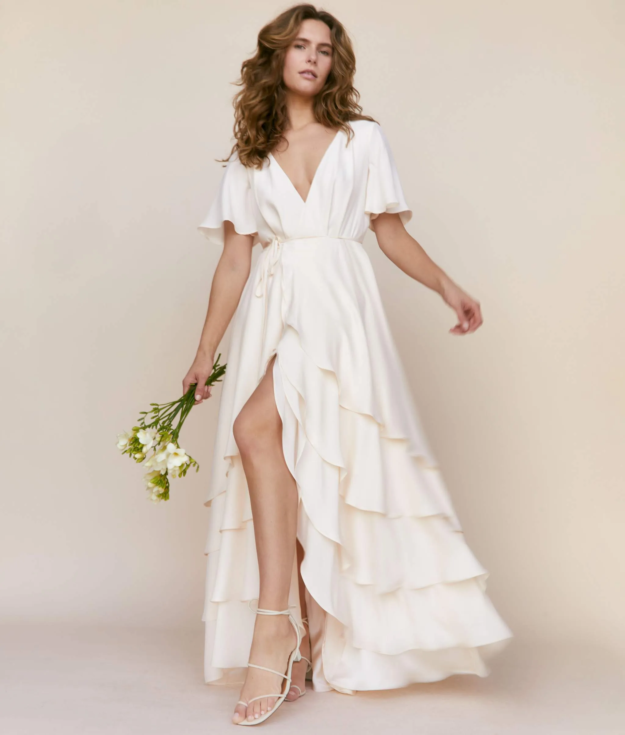 The Athena Dress | Pearl Silk