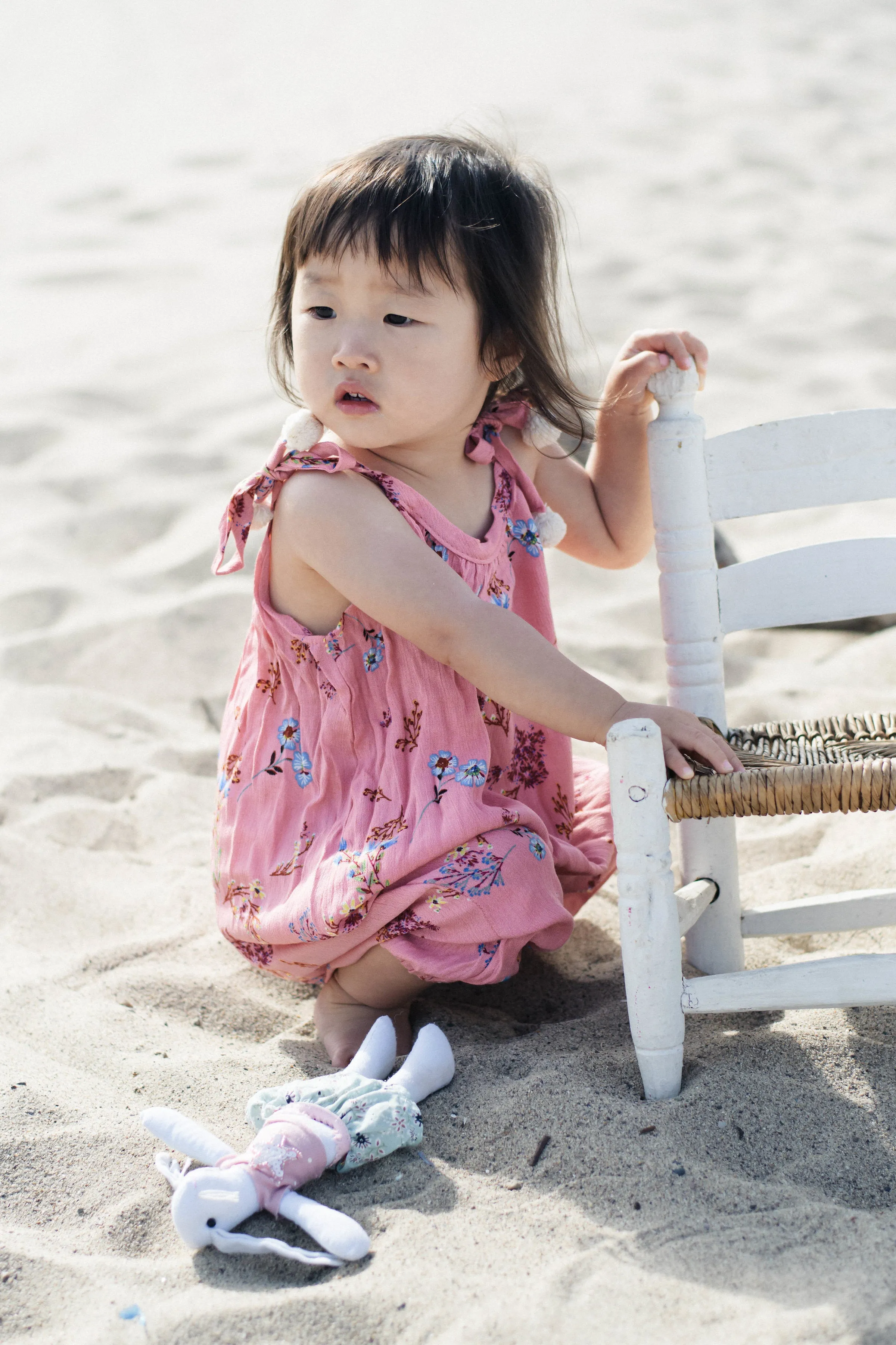 Toddler Girls Floral Pom Pom Jumper | Flower Muse