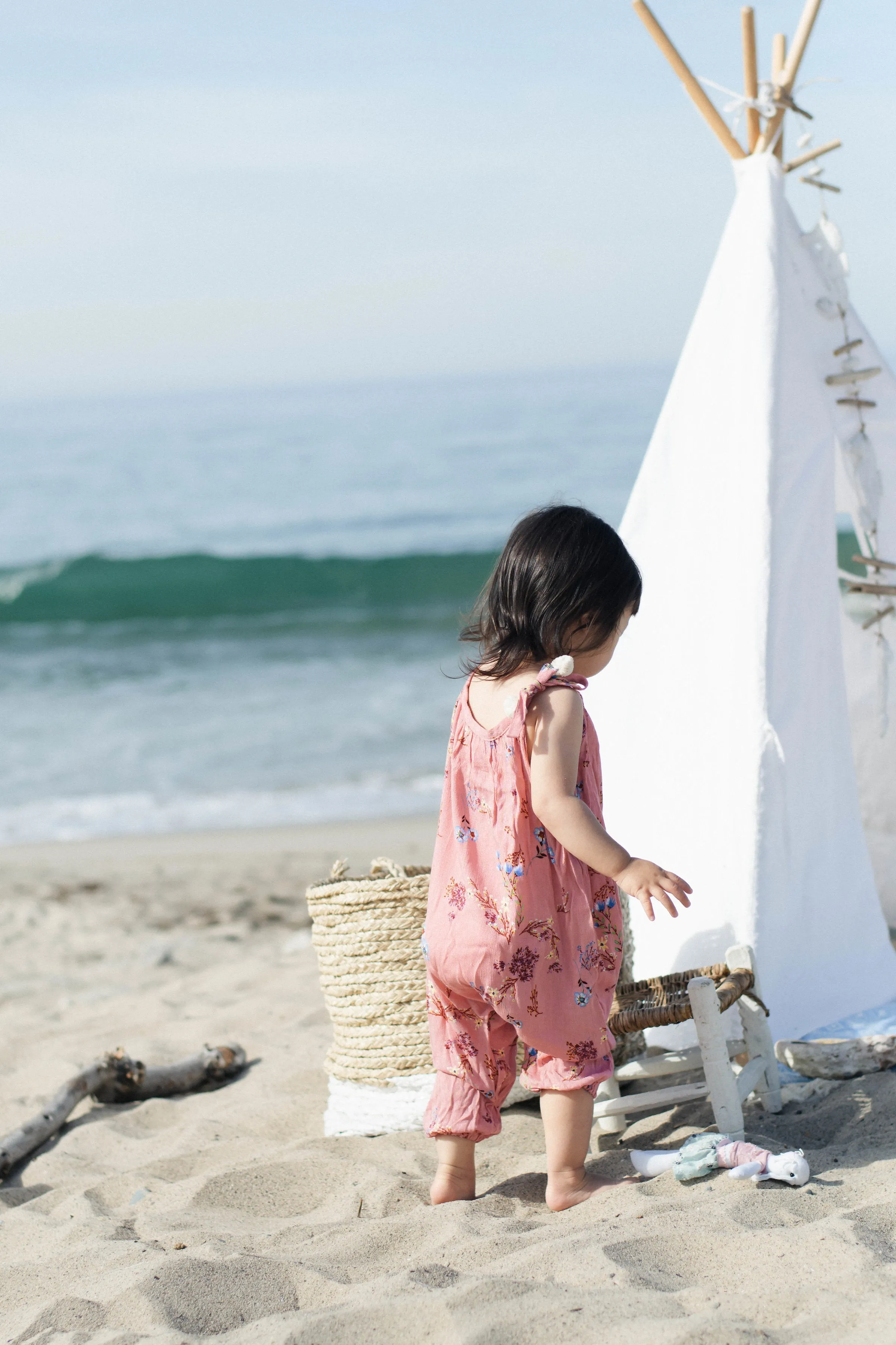 Toddler Girls Floral Pom Pom Jumper | Flower Muse