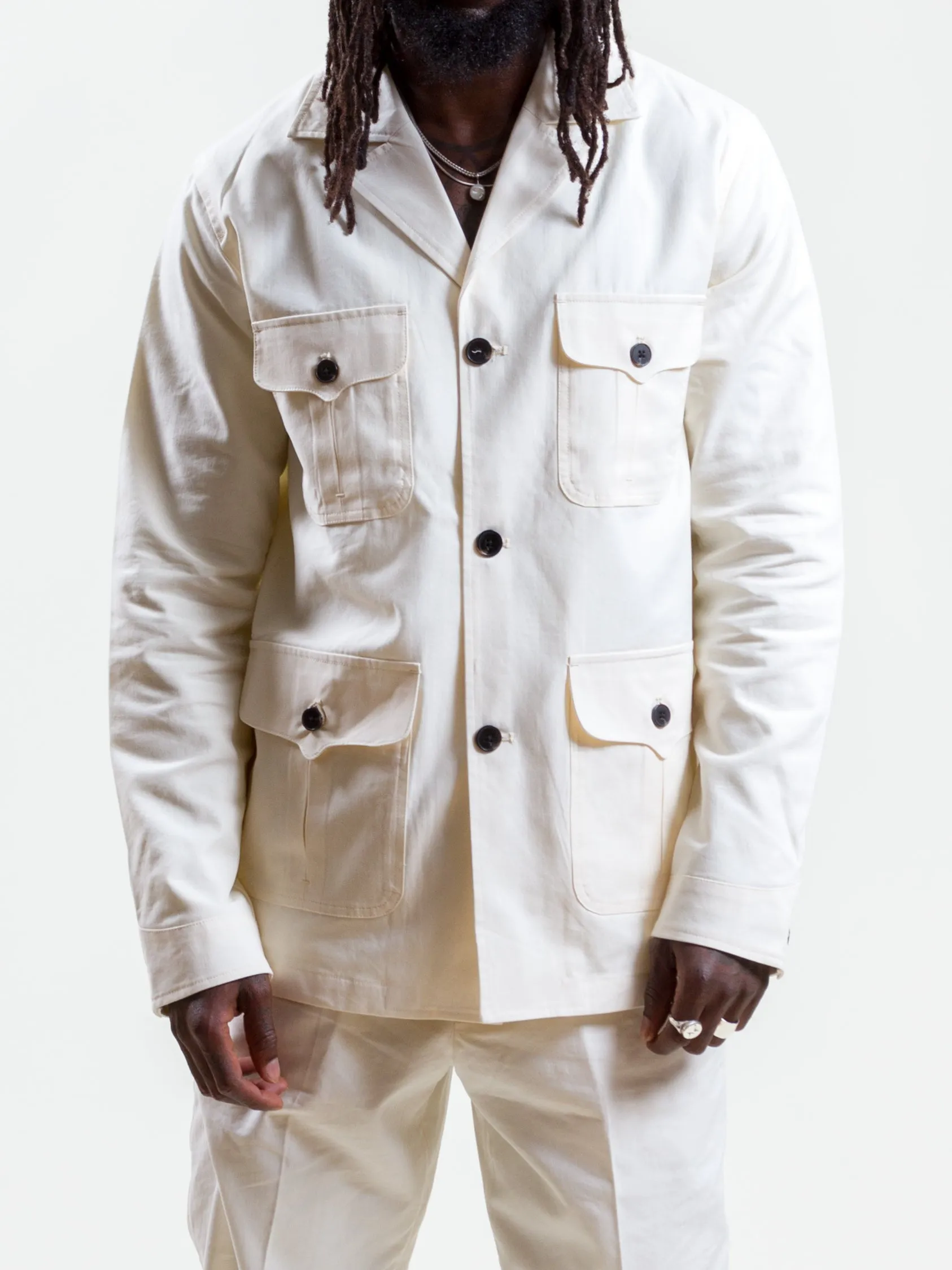 Uncle Bright, Tyler, Tencel, Off White (Sample)